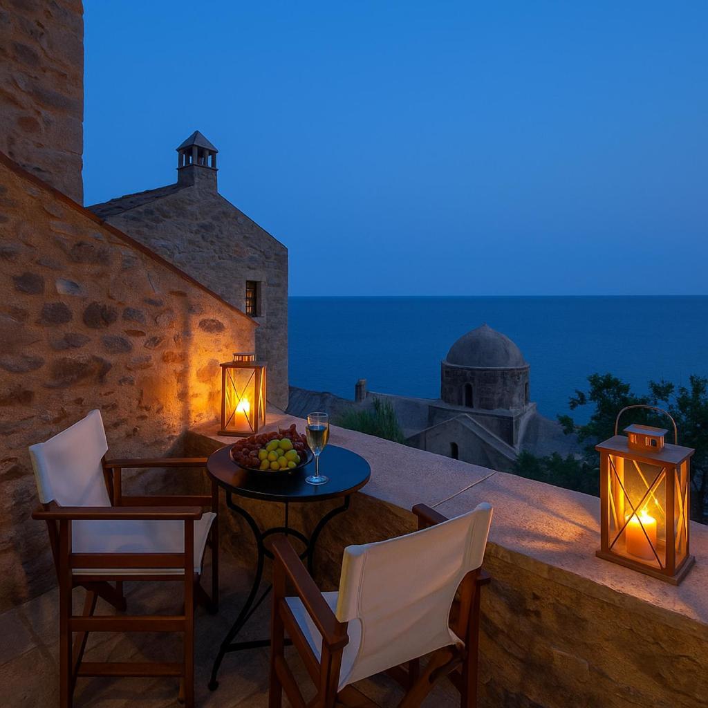 Pablito House-Seaview Monemvasia Nests Esterno foto